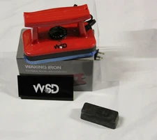 Ski Snowboard Wax Iron Waxing Iron  Dimpled plate Red iron +wax+ Scraper NEW 