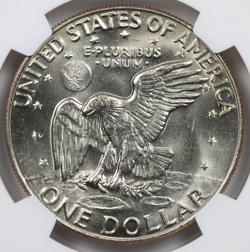 1974-D Eisenhower Ike Copper-Nickel Clad $1 MS 66 NGC - Picture 4 of 4