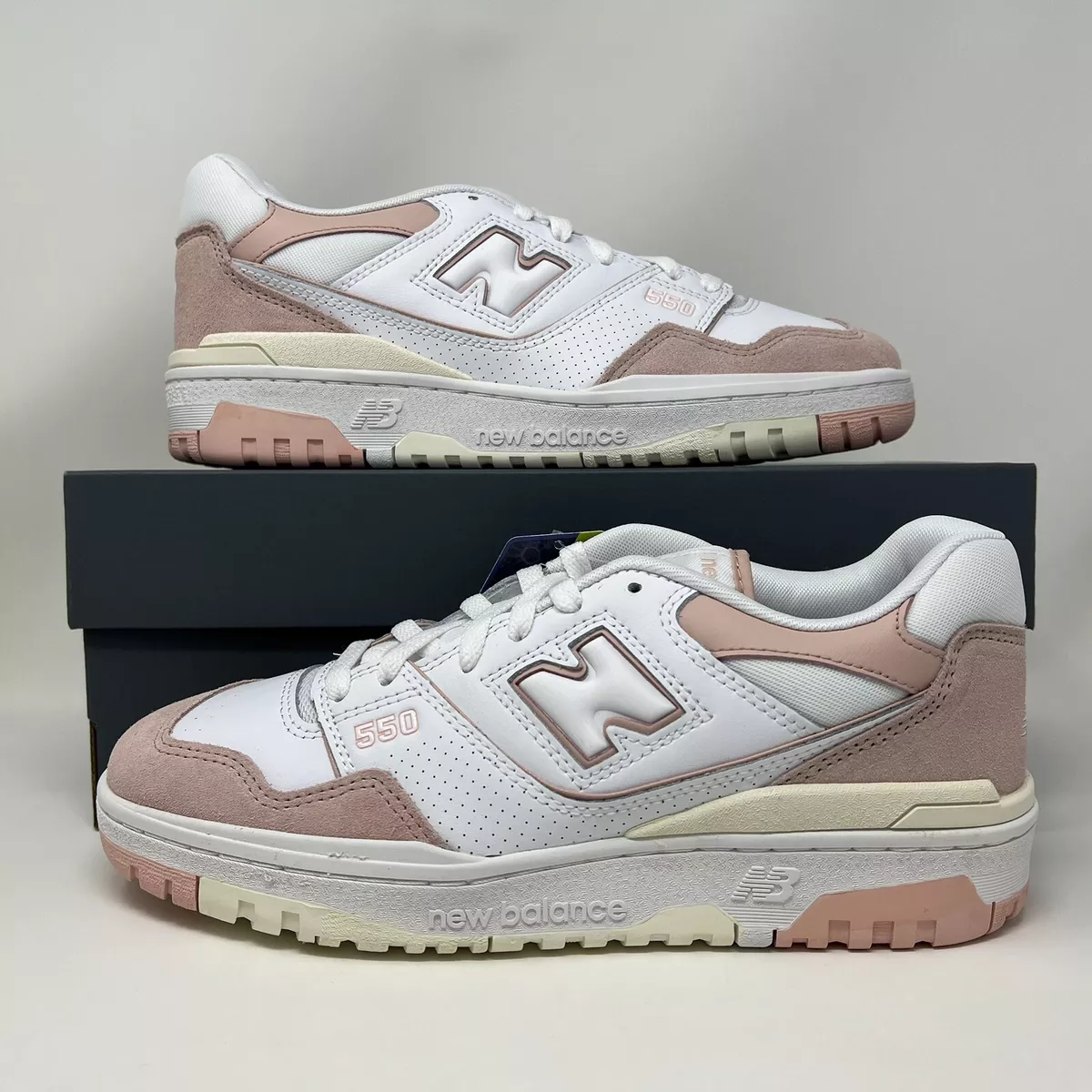 NB New Balance 550 Pink Sand Sea Salt Women's Size 10 Men's Size 8.5  BBW550CD