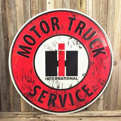 INTERNATIONAL HARVESTER Blechschild 60cm! IH Traktor Bulldog Truck Farmer Caser