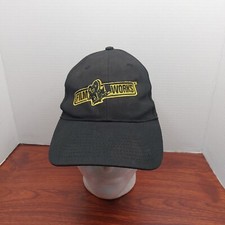 Vtg Film Works Made In USA Strap Back Hat Bayside Cap