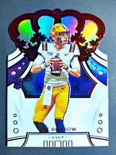 2020 CROWN ROYALE #1 JOE BURROW ROOKIE RED MIRROR BENGALS LSU TIGERS NRMT/MINT