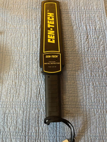 Cen-Tech 94138 Hand Wand Security Metal Detector Audio Alert