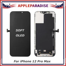 For iPhone 12 Pro Max Soft OLED Display LCD Touch Screen Digitizer Replacement