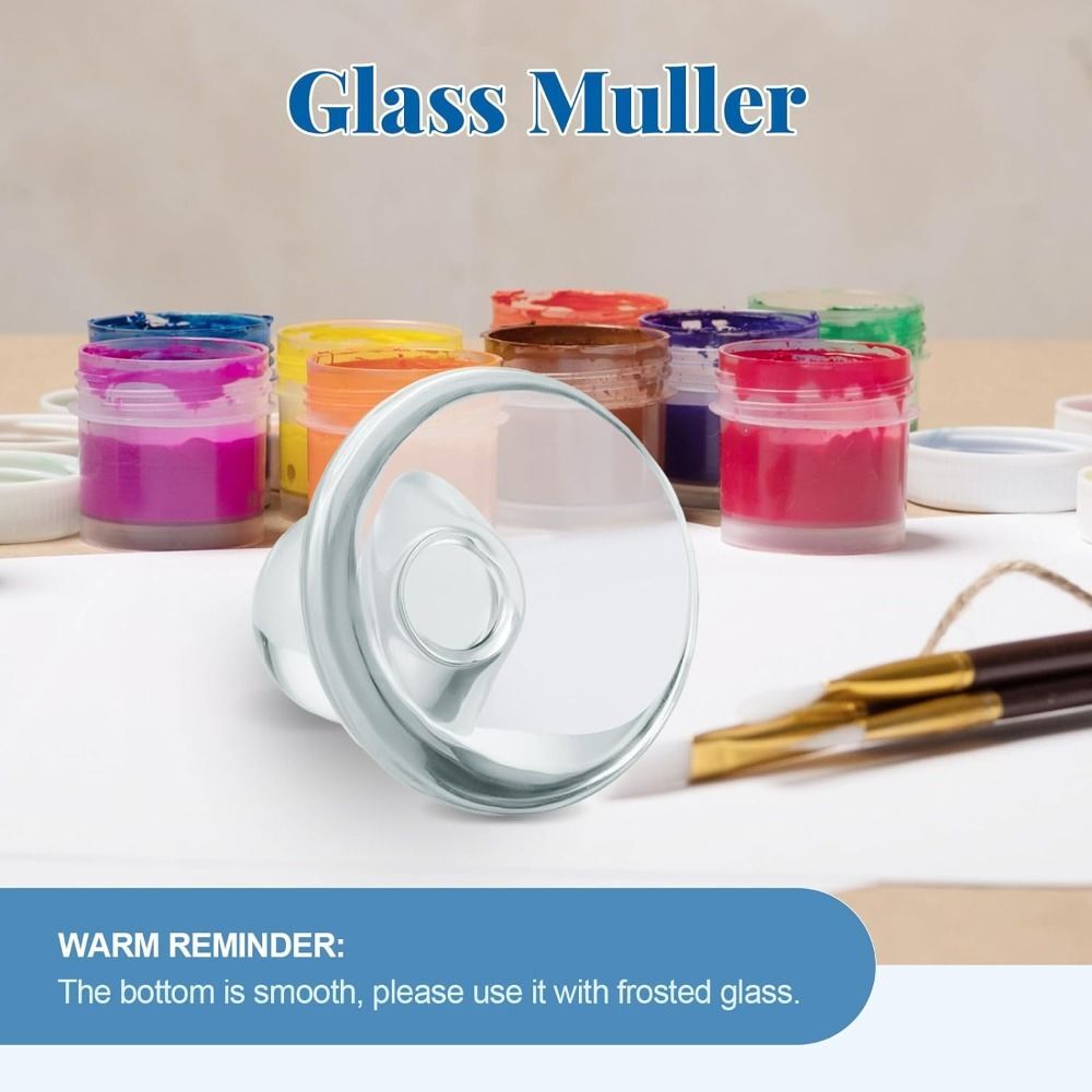 Glass Paint Muller Clear Paint Muller Art Supplies For Tempera eBay