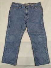 Harley Davidson Jeans Mens's 36x30 Bootcut Medium Wash Western Denim 100% Cotton