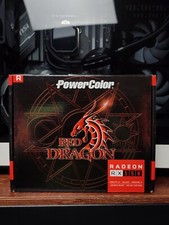 NEW PowerColor AMD Radeon RX 550 Red Dragon Graphics Card 4GB