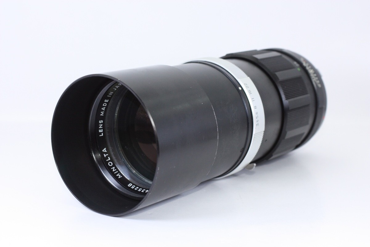 MINOLTA MC TELE ROKKOR-QF 200mm f3.5 MF Lens 