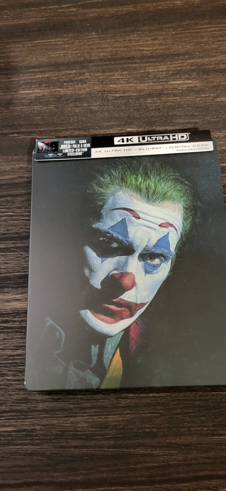 Joker 2 Folie Á Deux Steelbook 4K Ultra HD + Blu-ray + Digital Code - NEW SEALED