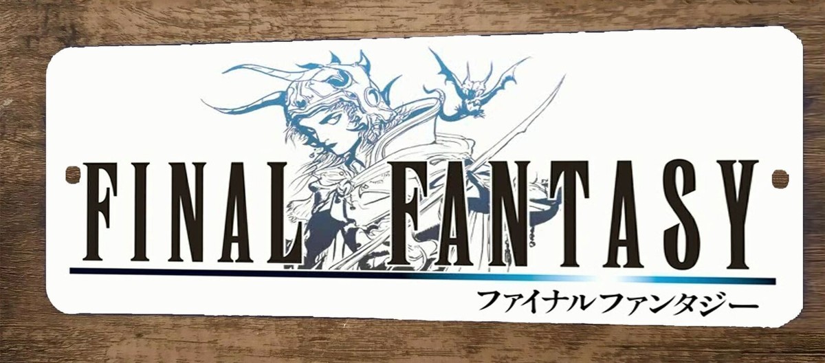 ★【非売品】FINAL FANTASY12 立看板 FF Final Fantasy Video Game 3x12 Metal Wall Marquee Banner Sign