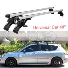 Aluminum 48 Car Roof Rack Cross Bar Cargo Luggage Carrier For Mazda 3 Hatchback