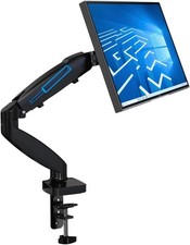 Single Monitor Arm Mount Desk Stand with Clamp 13"-32" Screen up to 8kg VESA
