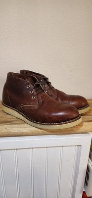 Red Wing 3141 Heritage Chukka Briar Oil Slick Leather Work Boots Mens 10 D