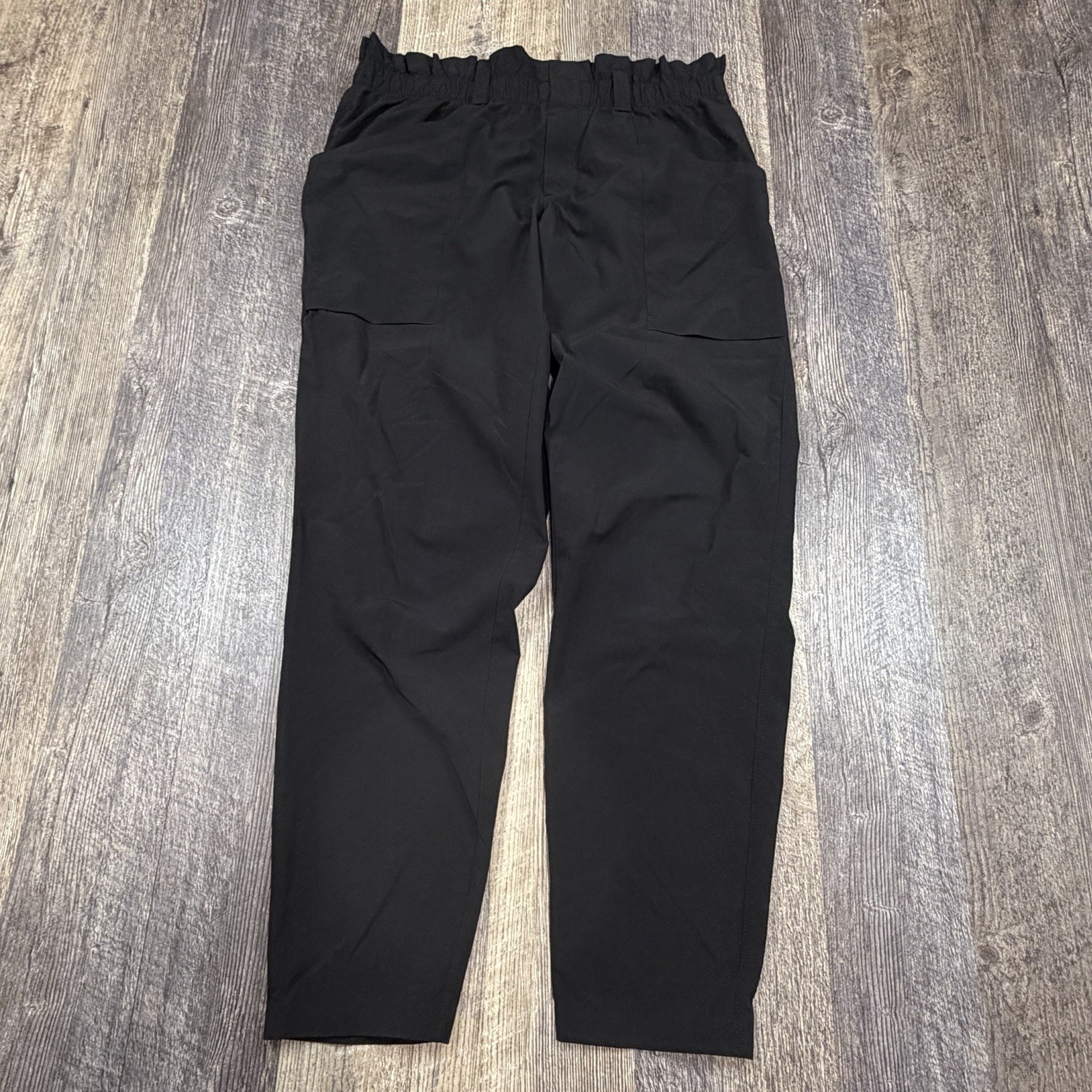 Athleta Skyline Pants Women’s 8 Black High Rise Travel Pull On Stretch Pants