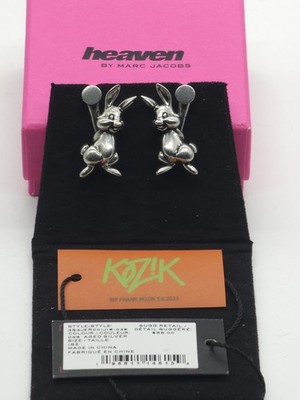 Heaven by Marc Jacobs x Kozik Bunny Earrings Authentic New JL026011