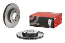 2x BREMBO Bremsscheibe PRIME LINE - UV Coated 09.D570.11 für VW POLO 6 AW1 BZ1 4