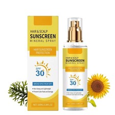 Daily Use Coconut Hair Sunscreen Spray PA UV Defense for Active Lifestyles