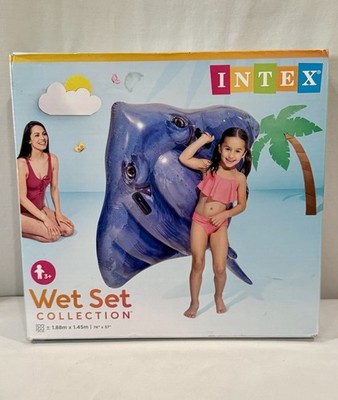 NIB Intex Stingray Ride-On Inflatable Swimming Pool Beach Float Toy 57550NP