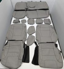 For Toyota Tundra Double Cab Sr5 Trd 2022-2026 Gray Leather Seat Covers Mb66