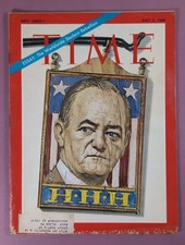 Time Magazine May 3, 1968 - Hubert H. Humphrey - Worldwide Student Rebellion