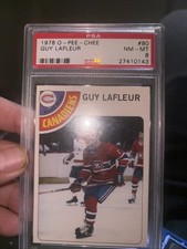 1978 O-PEE-CHEE #90 GUY LAFLEUR Psa 8