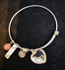 Love This Life SilverTone Expandable Charm Br...