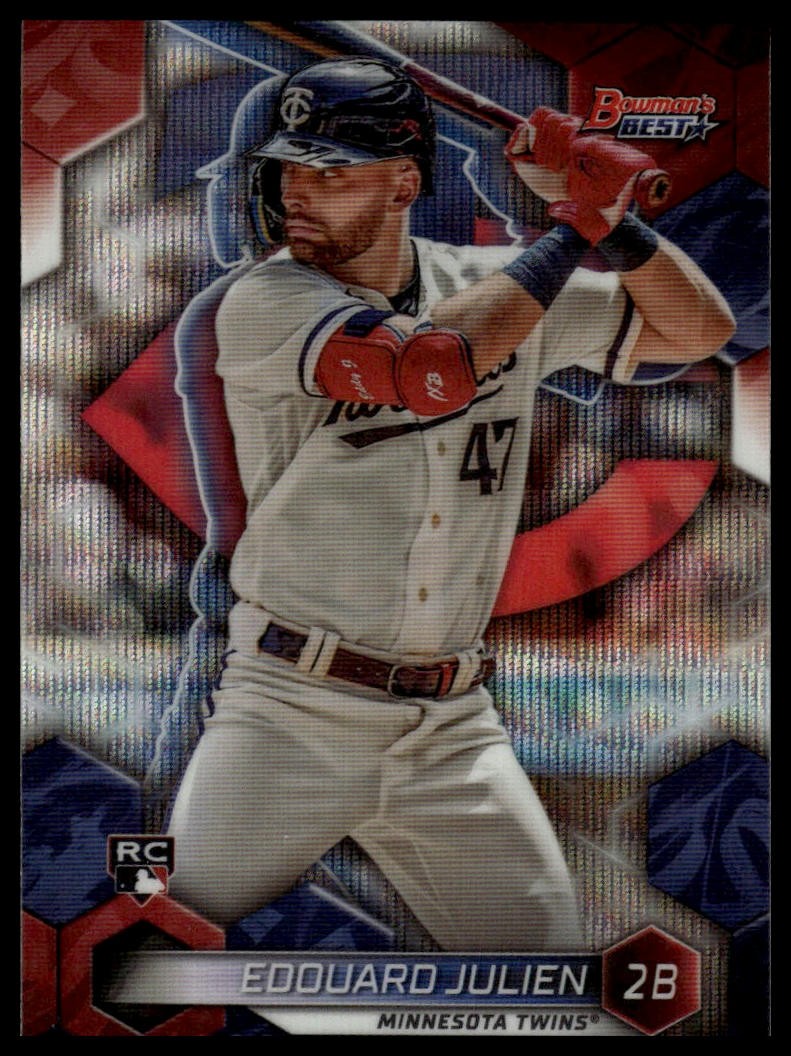 2023 Bowman's Best #36 Edouard Julien Wave Refractors