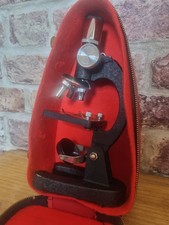 1960's Vintage HOC Microscope in Case, Japanese Collectable