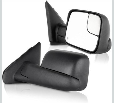 ECCPP Tow Mirrors Fit 02-08 Ram 1500 03-09 2500 3500 Power Heated Folding Black