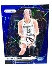 2024 Panini Prizm WNBA - Maddy Siegeist #94 Blue Velocity Prizm Dallas Wings