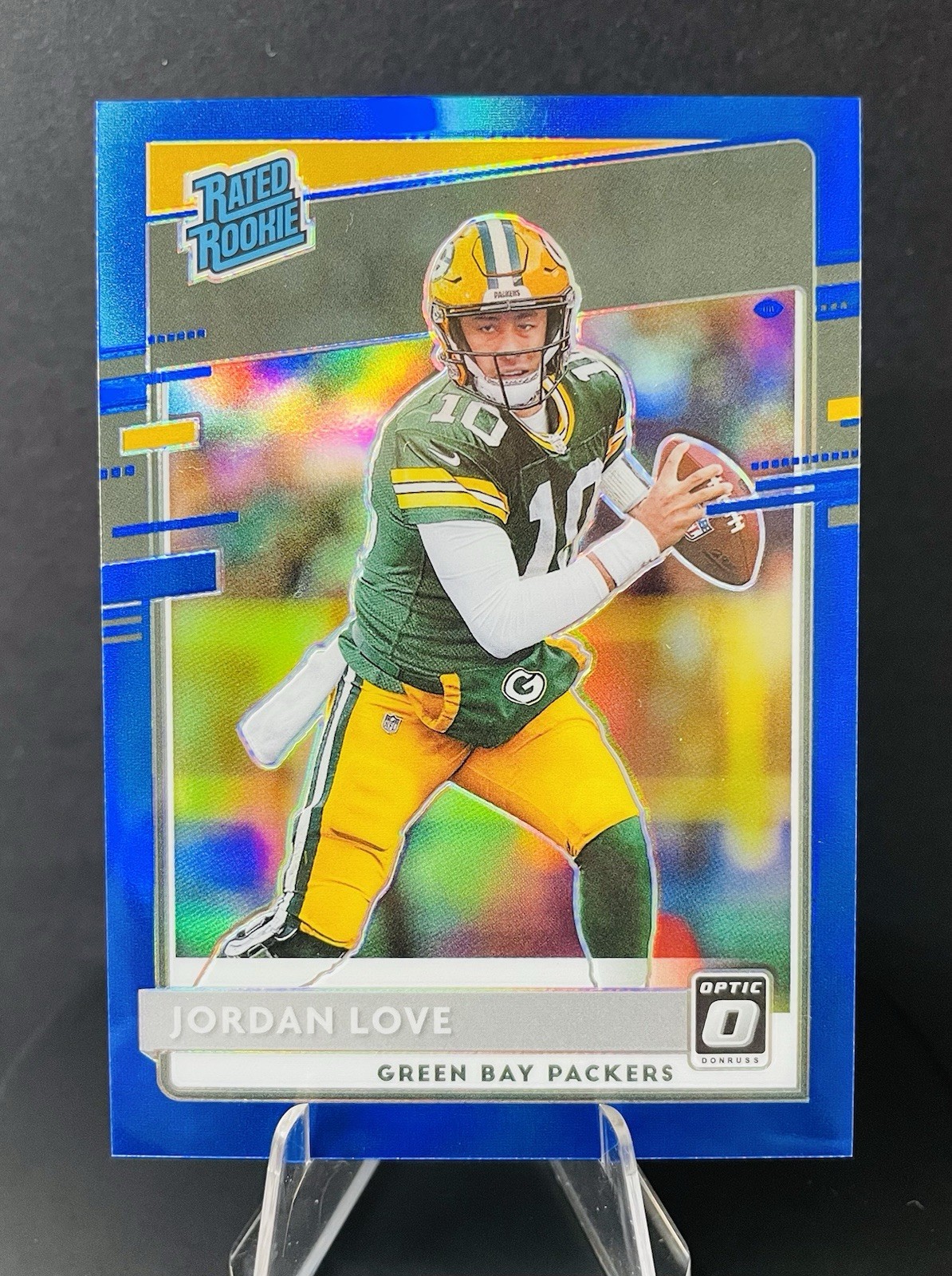 2020 Panini Donruss Optic Rookie Jordan Love Blue /179 #154 RC Packers