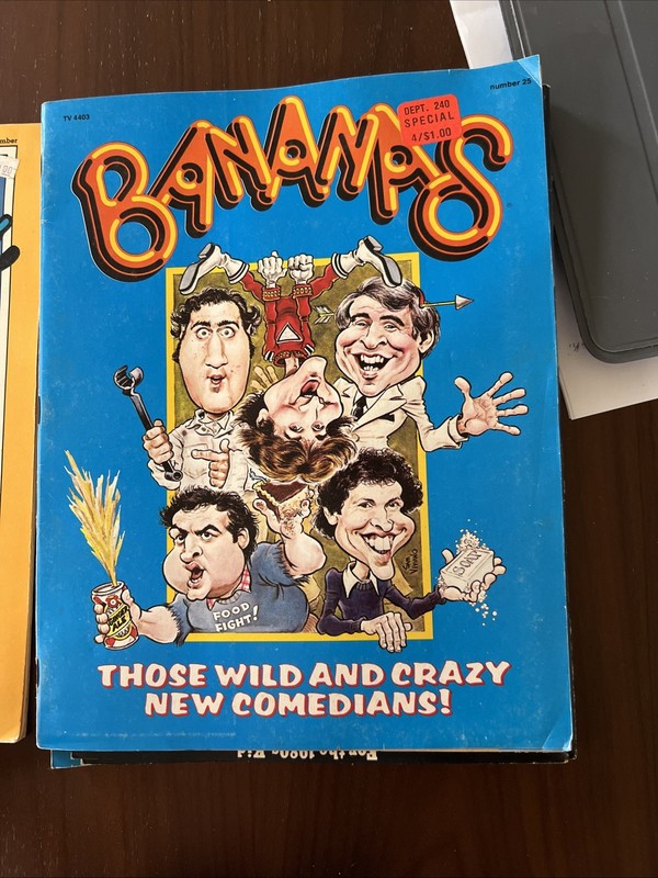 bananas magazine Those Wild And Crazy Comedians! Number 25 Tv 4403 1979