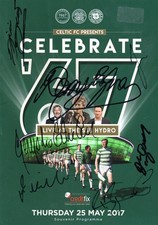 Celtic 50th Anniversary 1967 HAND SIGNED programme