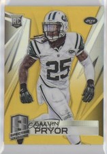 2014 Panini Spectra Rookies Gold Prizm 15/25 Calvin Pryor #181 fm0
