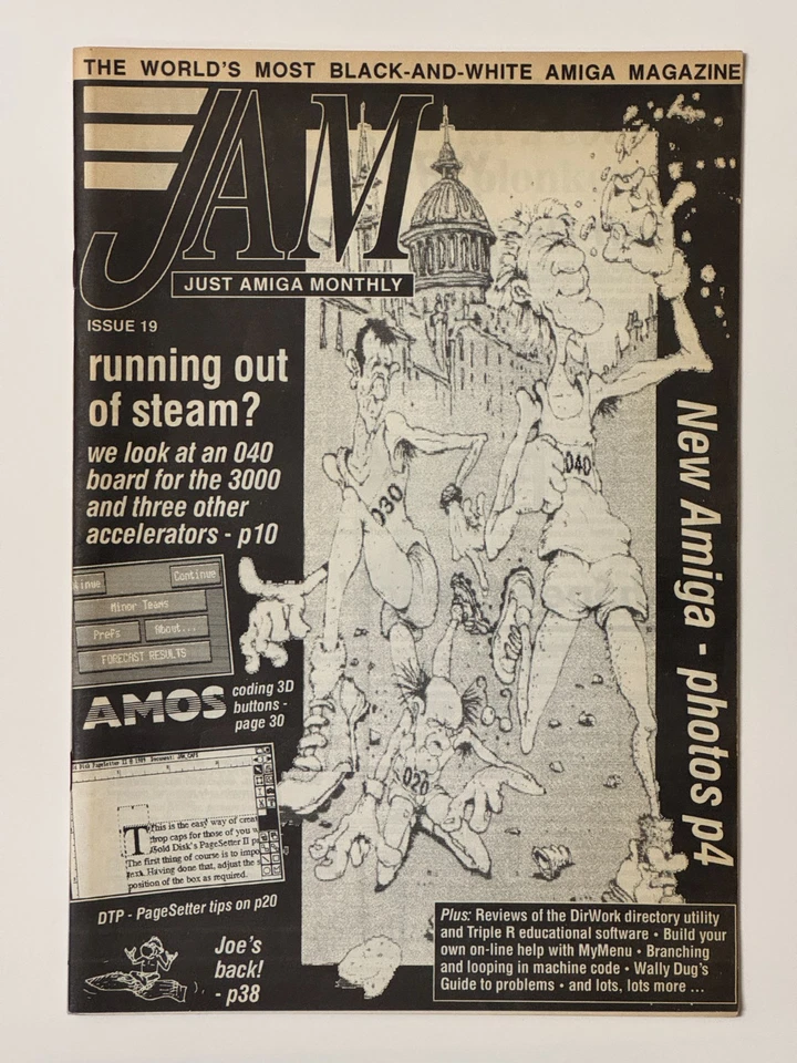 Just Amiga Monthly - JAM Magazine Issues 19-24 (1992) Very Good Condition - Rare - Image 2 of 4