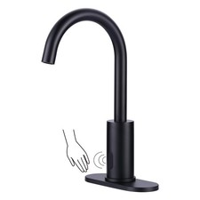 Touchless Bathroom Faucet - Tall Automatic Bathroom Sink Faucet with Single H...