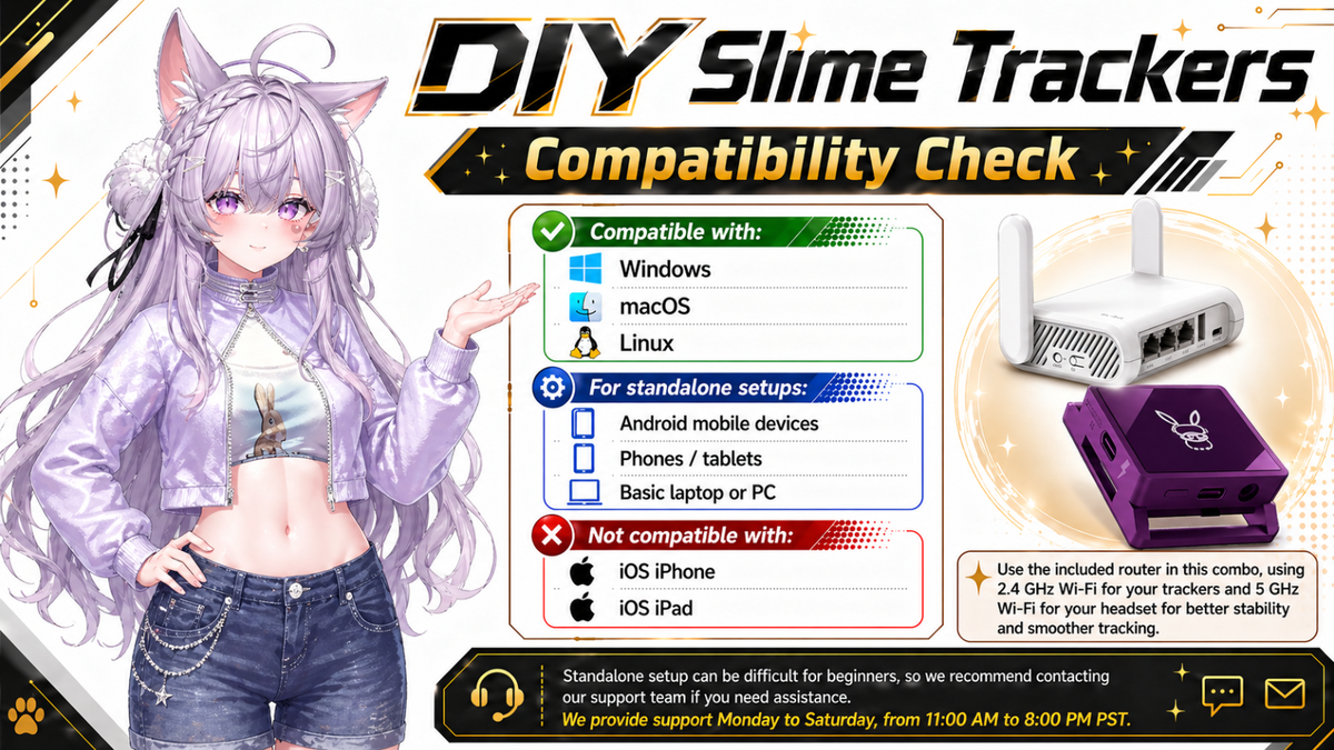 Slimevr Best Full Body Tracking FBT VRCHAT VR 6 Trackers BNO085