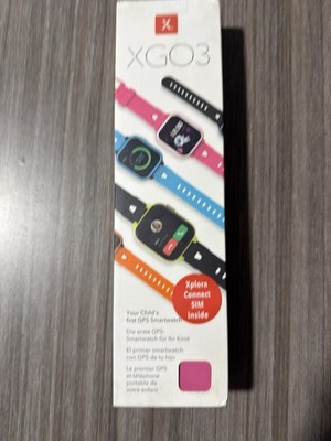 NEW Xplora XG03 Kids Smart Watch GPS 4G Phone Calls w/SIM SOS Pink