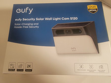 eufy Security Solar Wall Light Cam S120 Wireless Outdoor Camera 2K Spotlight Cam