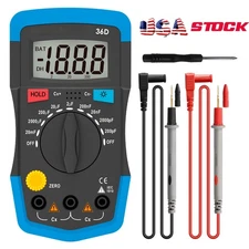 HoldPeak Capacitor Teste 200-20mF Auto-Rang Digital Capacitance Meter Data Hold