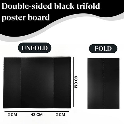 Green Tri-fold Spotlight Foam Presentation Board – 840x594mm (A1-A2), For Artwork, School Projects & Displays