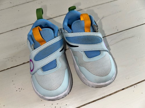 Maluch Chłopcy Dziewczęcy 8 Nike Easy On Niebieskie Sneakersy - Zdjęcie 2 z 8