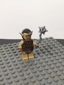 Lego Lord of the Rings Mordor Orc Minifigure Dark Tan Goblin (Set 9476) minfig