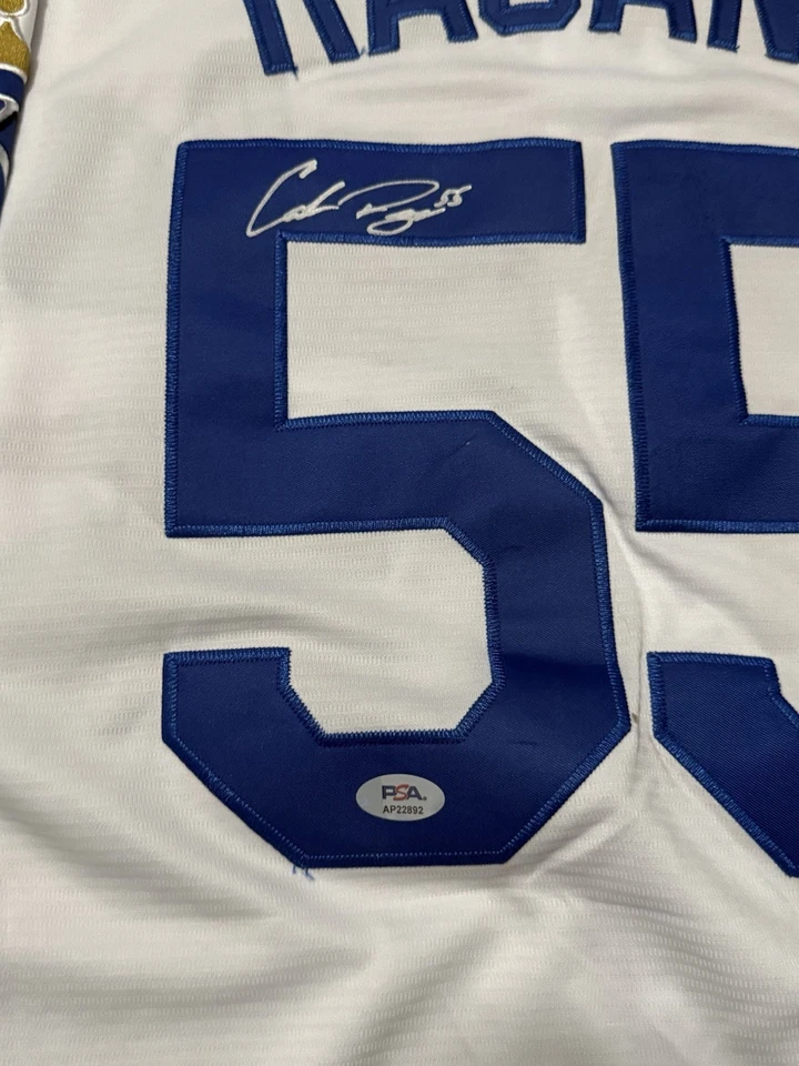 Cole Ragans Signed Autographed Kansas City Royals Home Jersey #55 Ace PSA COA - Image 2 of 3