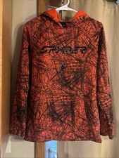 Spyder Hoodie Youth Lg Red Long Sleeve Pullover Hoodie Hooded Casual Ex Cond