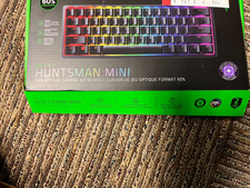 Razer Huntsman Mini 60 Keyboard - Optical Clicky Switches - Barely Used
