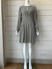 A Smart Checked Mini Dress By Reiss Size 10-12