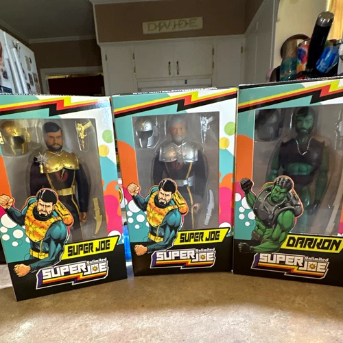 Super Joe Unlimited Boxed Super Joe & Darkon Action 3 Figure Set - product listing photo