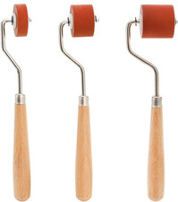 3 Sizes Rubber Brayer Roller Small Printmaking Stamping Brayer Vinyl Painting