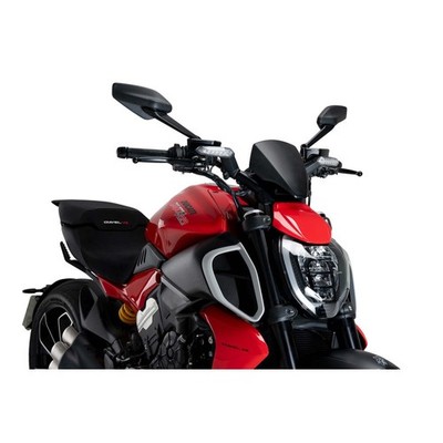 PUIG WINDSCHUTZSCHEIBE NAKED NG SPORT PLUS FUR DUCATI DIAVEL V4 24-25 MATTSCHWAR